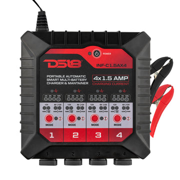 DS18 INF-C1.5AX4 4 X 1.5 AMP Automatic Smart Lithium and AGM Battery Charger and Maintainer