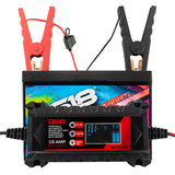 DS18 INF-C15A 15 AMP Automatic Smart Lithium and AGM Car Battery Charger & Maintainer