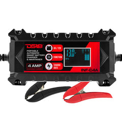 DS18 INF-C4A 4 AMP Automatic Smart Lithium and AGM Car Battery Charger & Maintainer
