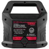 DS18 INF-SBC15A 15 AMP Automatic Smart Lithium and AGM Battery Charger, Maintainer and Jump Starter