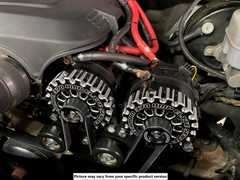 Mechman Dual Bracket Black 05-13 GM Trucks W/4.8L, 5.3L, & 6.0L (Includes B8206400B And B8302400B)