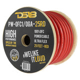 DS18 PW-OFC1/0GA-25 1/0-GA Ultra Flex 100% OFC Ground, Power Cable, 25 Feet