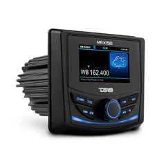 DS18 MRX150  Marine and Powersports Headunit 3" Color TFT screen , 2 Zones, 4 volts Output, BT, RDS 4 X 50 Watts