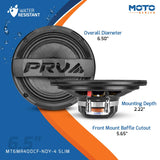PRV Audio MT6MR400CF-NDY-4 SLIM 6.5" CARBON FIBER NEODYMIUM MIDRANGE LOUDSPEAKER