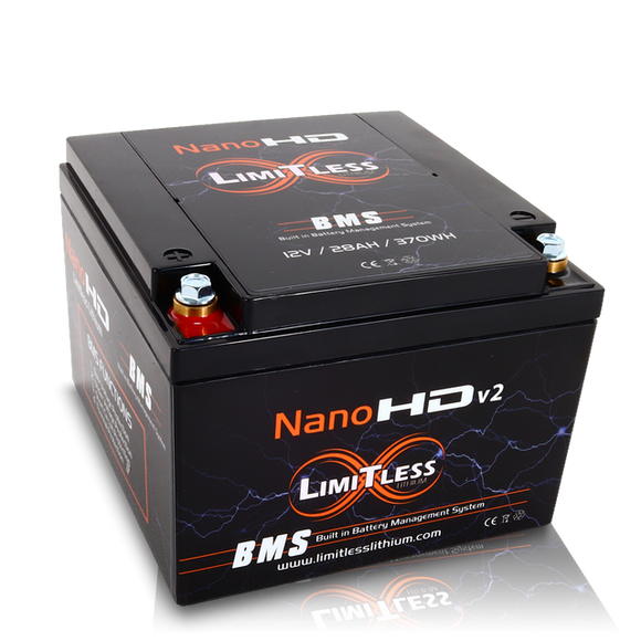 Nano -HDv2 Motorcycle / Power sports Battery Limitless Lithium