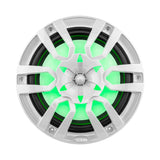 DS18 HYDRO NXL-10/WH 10" 2-Way Marine Water Resistant Speakers with Integrated RGB LED Lights 600 Watts - White