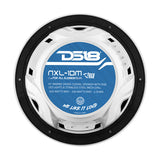DS18 NXL-10 10" 2-Way Coaxial Marine Speaker With LED RGB Lights 200 Watts Rms 4-Ohm -White