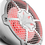 DS18 NXL-10 10" 2-Way Coaxial Marine Speaker With LED RGB Lights 200 Watts Rms 4-Ohm -White