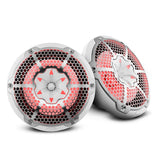 DS18 NXL-10 10" 2-Way Coaxial Marine Speaker With LED RGB Lights 200 Watts Rms 4-Ohm -White