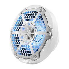 DS18 HYDRO NXL-6M/WH 6.5" 2-Way Marine Water Resistant Speakers with Integrated RGB LED Lights 300 Watts - White