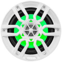 DS18 HYDRO NXL-6/WH 6.5" 2-Way Marine Water Resistant Speakers with Integrated RGB LED Lights 300 Watts - White