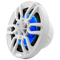 DS18 HYDRO NXL-6/WH 6.5" 2-Way Marine Water Resistant Speakers with Integrated RGB LED Lights 300 Watts - White
