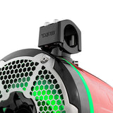 DS18 NXL-X10TPNEO NXL 10" Neodymium Marine and Powersports Towers with Built-in Passive Radiator, 1" Driver and LED RGB Lights 300 Watts Rms -Red
