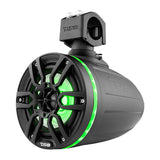 DS18 HYDRO NXL-X6TP/BK 6.5" Marine Water Resistant Wakeboard Tower Speakers with Integrated RGB LED Lights 300 Watts - Black