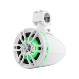 DS18 HYDRO NXL-X6TP/WH 6.5" Marine Water Resistant Wakeboard Tower Speakers with Integrated RGB LED Lights 300 Watts - White