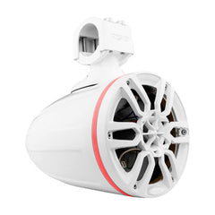 DS18 NXL-X6TP/WH.NS NXL 6.5" Marine and Powersports Empty Tower LED RGB Lights -White