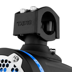 DS18 NXL-X6TPNEO NXL 6.5" Neodymium Marine and Powersports Towers with Built-in Passive Radiator, 1" Driver and LED RGB Lights 150 Watts Rms -Black