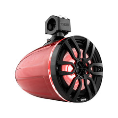 DS18 NXL-X8TP NXL 8" Marine and Powersports Towers LED RGB Lights 125 Watts Rms -Red