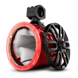 DS18 NXL-X8TP/RD.NS NXL 8" Marine and Powersports Empty Tower LED RGB Lights -Red