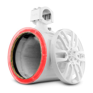 DS18 NXL-X8TP/WH.NS NXL 8" Marine and Powersports Empty Tower LED RGB Lights -White