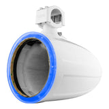 DS18 NXL-X8TP/WH.NS NXL 8" Marine and Powersports Empty Tower LED RGB Lights -White