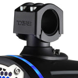 DS18 NXL-X8TPNEO NXL 8" Neodymium Marine and Powersports Towers with Built-in Passive Radiator, 1" Driver and LED RGB Lights 180 Watts Rms -Black