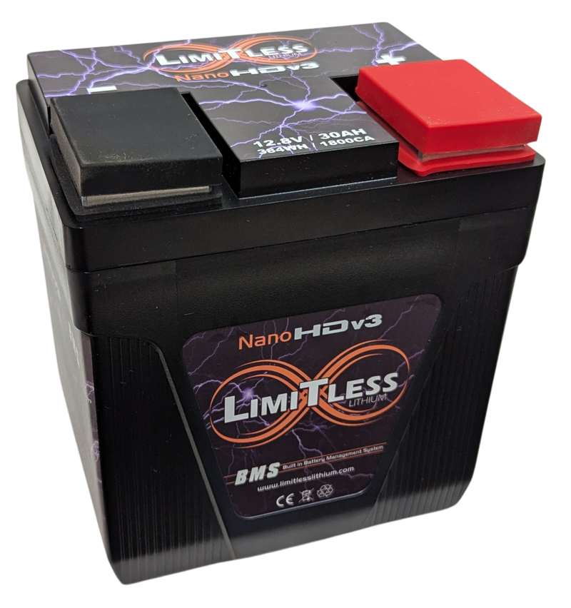 Nano -HDv3 Motorcycle / Power sports Battery Limitless Lithium