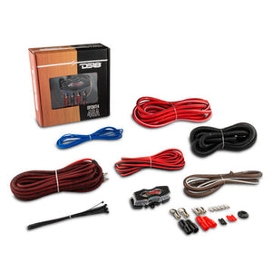 DS18 OFCKIT4 4-GA OFC 100% Copper Amplifier Installation Kit