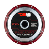 DS18 PRO-1.5KP12.2 PANCADÃO Mid-Bass Loudspeaker 12" 1500 Watts Rms 2-Ohm
