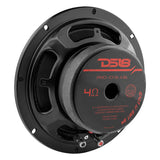 DS18 PRO-CF8.4SL 8" Shallow Carbon Fiber Water resistant Cone Mid-Bass Loudspeaker 275 Watts Rms 4-Ohm