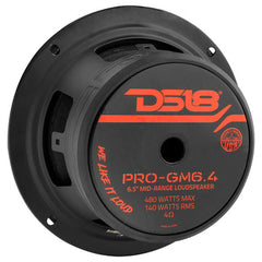 DS18 PRO-GM6.4 6.5" Mid-Range Loudspeaker 480 Watts 4-Ohm