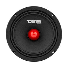 DS18 PRO-GM6.4B 6.5" Mid-Range Loudspeaker with Bullet 480 Watts 4-Ohm
