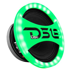 DS18 PRO-GRILLLGO - Universal Built-In RGB Light Speaker Grill Cover (Each) - New Edition