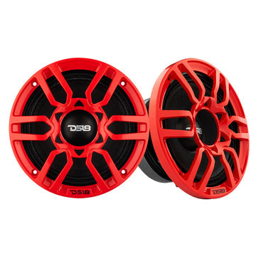 DS18 PRO GRILL6 Universal 6.5 Plastic Speaker Grill Cover Pair Droppin HZ Car Audio