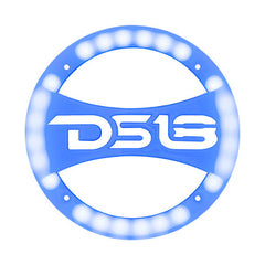 DS18 PRO-GRILLLGO - Universal Built-In RGB Light Speaker Grill Cover (Each) - New Edition