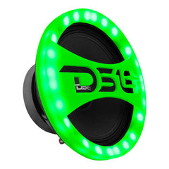 DS18 PRO-GRILLLGO - Universal Built-In RGB Light Speaker Grill Cover (Each) - New Edition