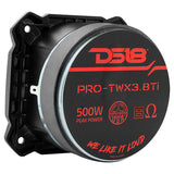 DS18 PRO-TWX3.8TI 4" Super Bullet Tweeter 250 Watts 1.5" Titanium 8-Ohm Vc