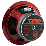 DS18 PRO-X 8" Mid-Range Loudspeaker with RGB Light Dust Cap 275 Watts Rms 4-Ohm