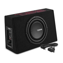 DS18 PU110A – 10” Active Loaded Subwoofer Enclosure with Built-In Amplifier for Pickup Trucks 700W 2-Ohm