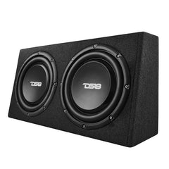 DS18 PU210A – 10” Active + 10” Passive Loaded Subwoofer Enclosure for Pickup Trucks 700W 2-Ohm