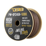 DS18 PW-OFC4GA-50 Ultra Flex 100% OFC Ground, Power Cable, 50 Feet