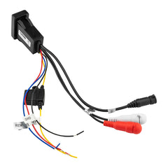 DS18 RKS-BT Marine And Powersports Waterproof Rocker Switch Bluetooth Audio Receiver With Controls