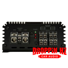 Ruthless Audio 800.4 Micro 4-Channel Amplifier – Black Edition