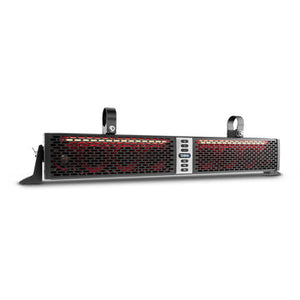 (OPEN BOX) DS18 HYDRO SBAR30BT 30" Marine Water Resistant Amplified With Bluetooth Sound Bar Speaker System RGB LED Lights 8 Speakers 700 Watts- NO WORKING LED LIGHTS