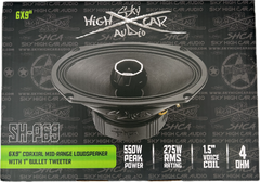 Sky High Car Audio SH-P69 6x9" Coaxial Midrange Loudspeaker w/ 1" Bullet Tweeter (Single) product image 11