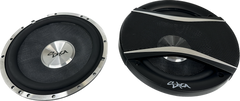 Sky High Car Audio C6C 6.5" 2-Way Component Speakers | Glass Fiber Cone | 45W RMS (Pair w/ Crossovers)