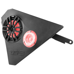 DS18 SLG-FKP6LD Sling Shot Front Kick Panel, 6.5" Enclosure with NXL-6/BK and PRO-TW1L