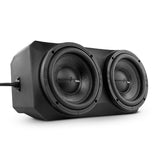 DS18 SLG-UDSD6LD Sling Shot Under Dash 2 x 6" Subwoofer Enclosure with 2 x ZR6.4D