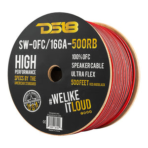 DS18 SW-OFC16GA-500RB 16-GA OFC 100% Copper Speaker Wire 500 Feet