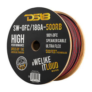 DS18 SW-OFC18GA-500RB 18-GA OFC 100% Copper Speaker Wire 500 Feet